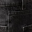 Jeans large relaxed denim snow noir homme