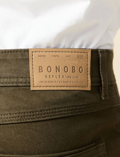 Jeans straight homme taupe homme
