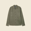 Surchemise manches longues vert kaki homme