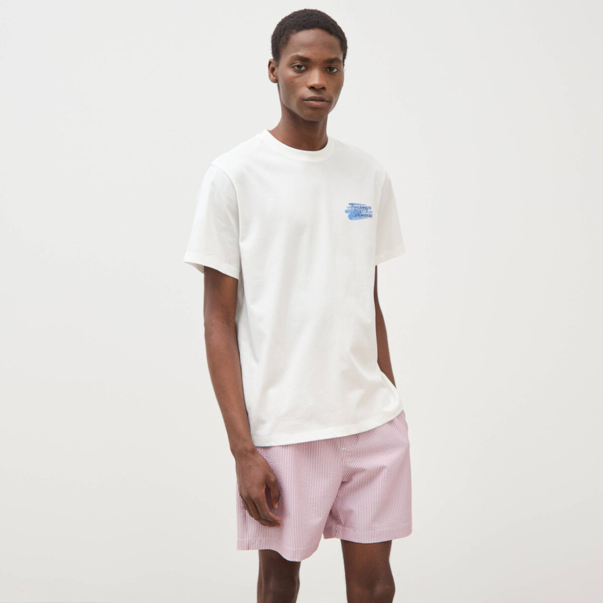 Short de bain vieux rose homme