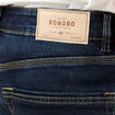 Jeans éco-responsable straight denim brut homme