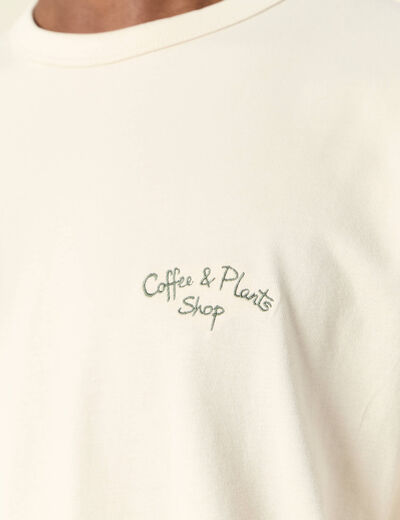 T-shirt manches courtes sable homme