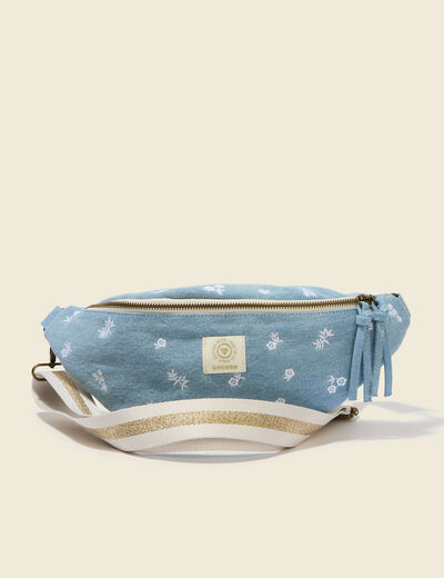 Banane en jeans avec doublure denim stone femme