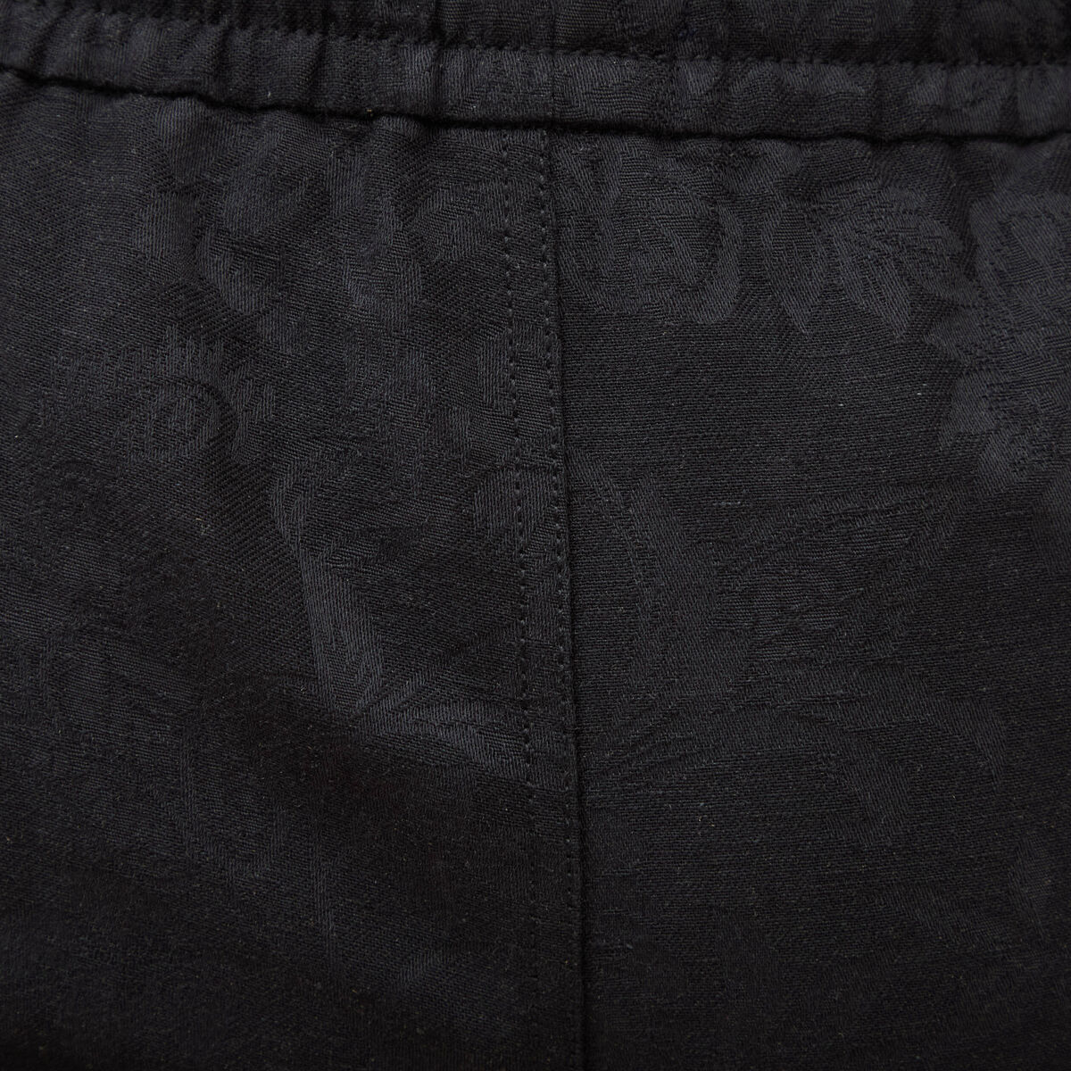 Bermuda coupe droite noir homme