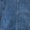 Gilet en jeans sans manches col rond denim used femme