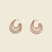 Boucles d'oreilles créoles couleur or femme