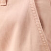 Pantalon cargo battle 7/8ème vieux rose femme