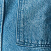 Surchemise en jeans coton coupe droite denim double stone homme