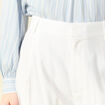 Pantalon slouchy taille haute blanc femme