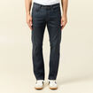 Jeans regular used denim gris homme