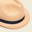 Chapeau trilby tressé sable homme