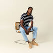 T-shirt éco-responsable ecru homme