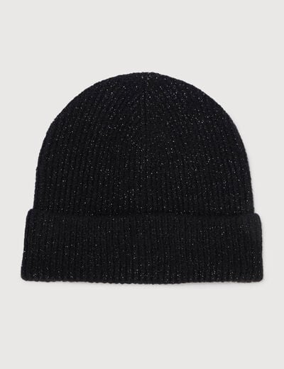 Bonnet noir femme