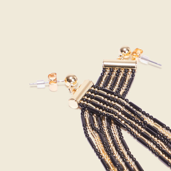boucles doreilles pendantes noir femme Boucles d'oreilles pendantes noir femme