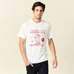 T-shirt manches courtes ecru homme