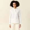 Chemise manches longues ecru femme