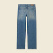 Jeans straight denim dirty femme