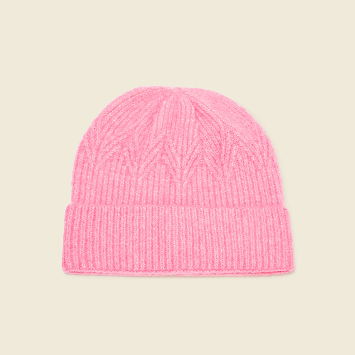 Bonnet rose fushia femme