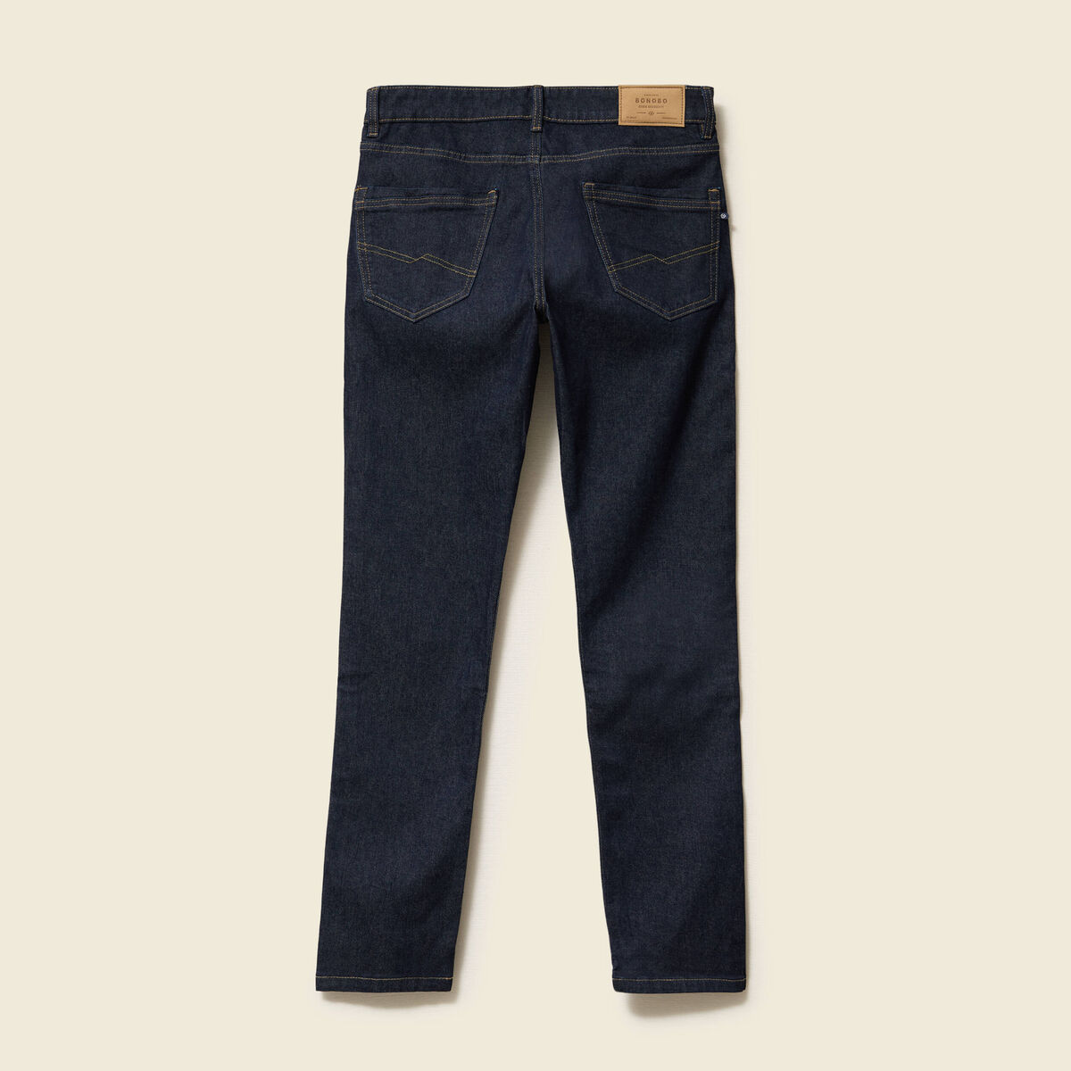 Jeans slim 5 poches longueur 32 denim brut clean homme