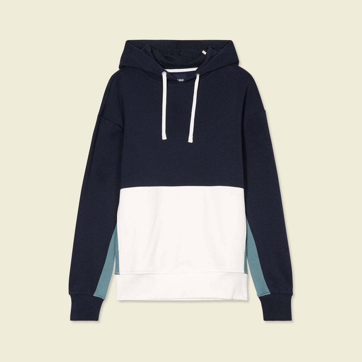 Sweat à capuche bleu marine homme