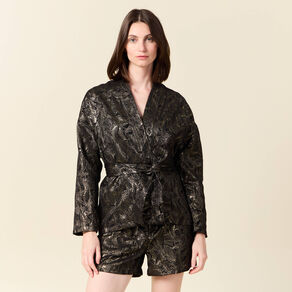veste droite eco responsable couleur or femme Veste droite éco-responsable couleur or femme