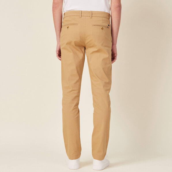 pantalon slim instinct chino beige homme Pantalon slim Instinct chino beige homme