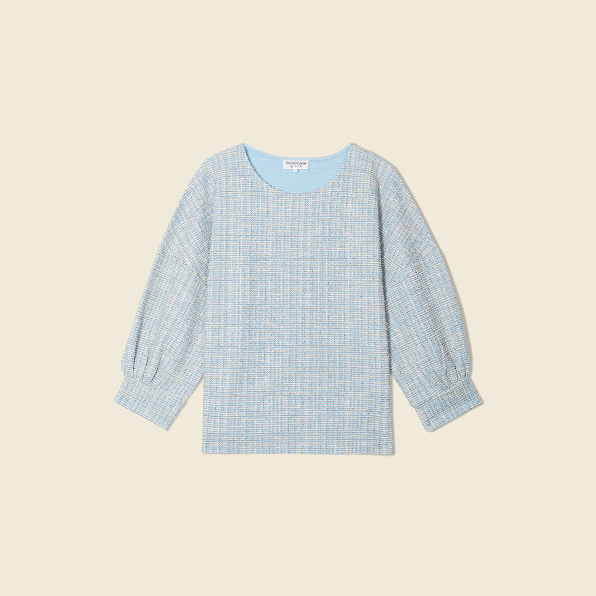 Sweat éco-responsable bleu femme