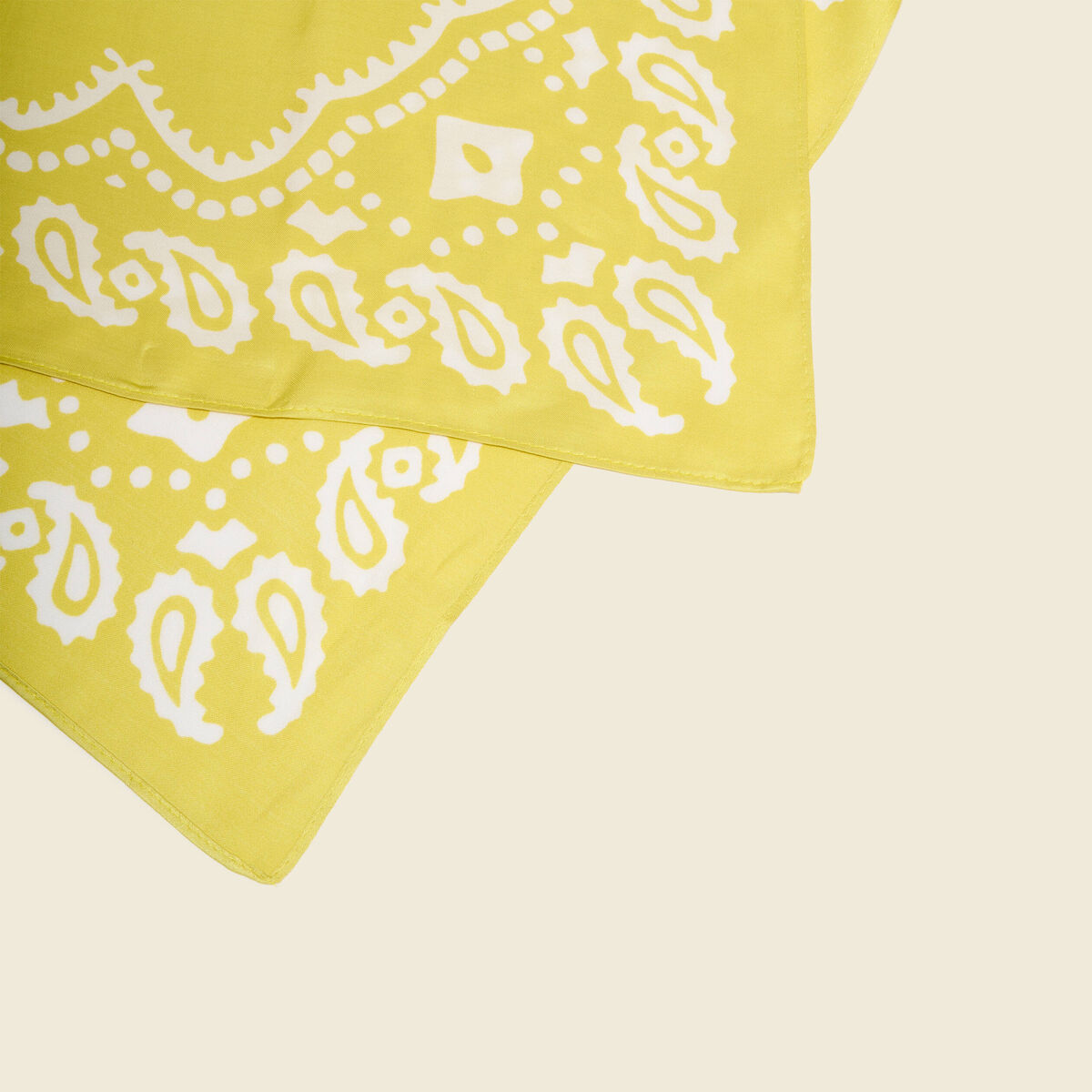 Foulard vert fluo femme