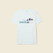 T-shirt manches courtes bleu clair homme