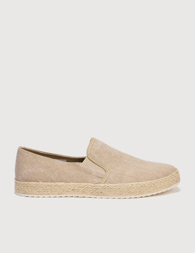 Tennis semelle corde sable homme