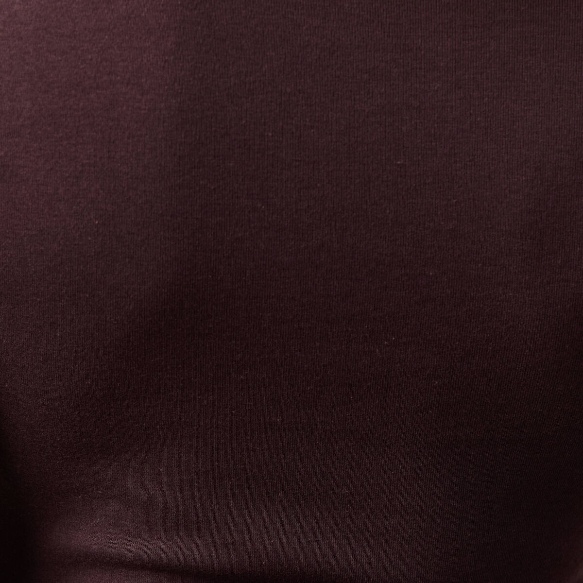 Robe manches longues en maille marron fonc&eacute; femme