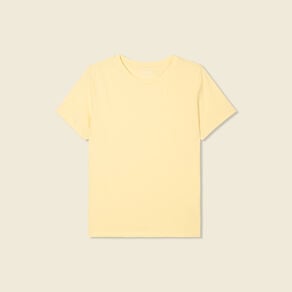 t shirt manches courtes jaune clair femme T-shirt manches courtes jaune clair femme
