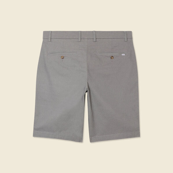 Bermuda droit éco-responsable gris homme