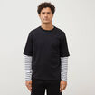 T-shirt manches courtes noir homme