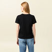 T-shirt manches courtes noir femme