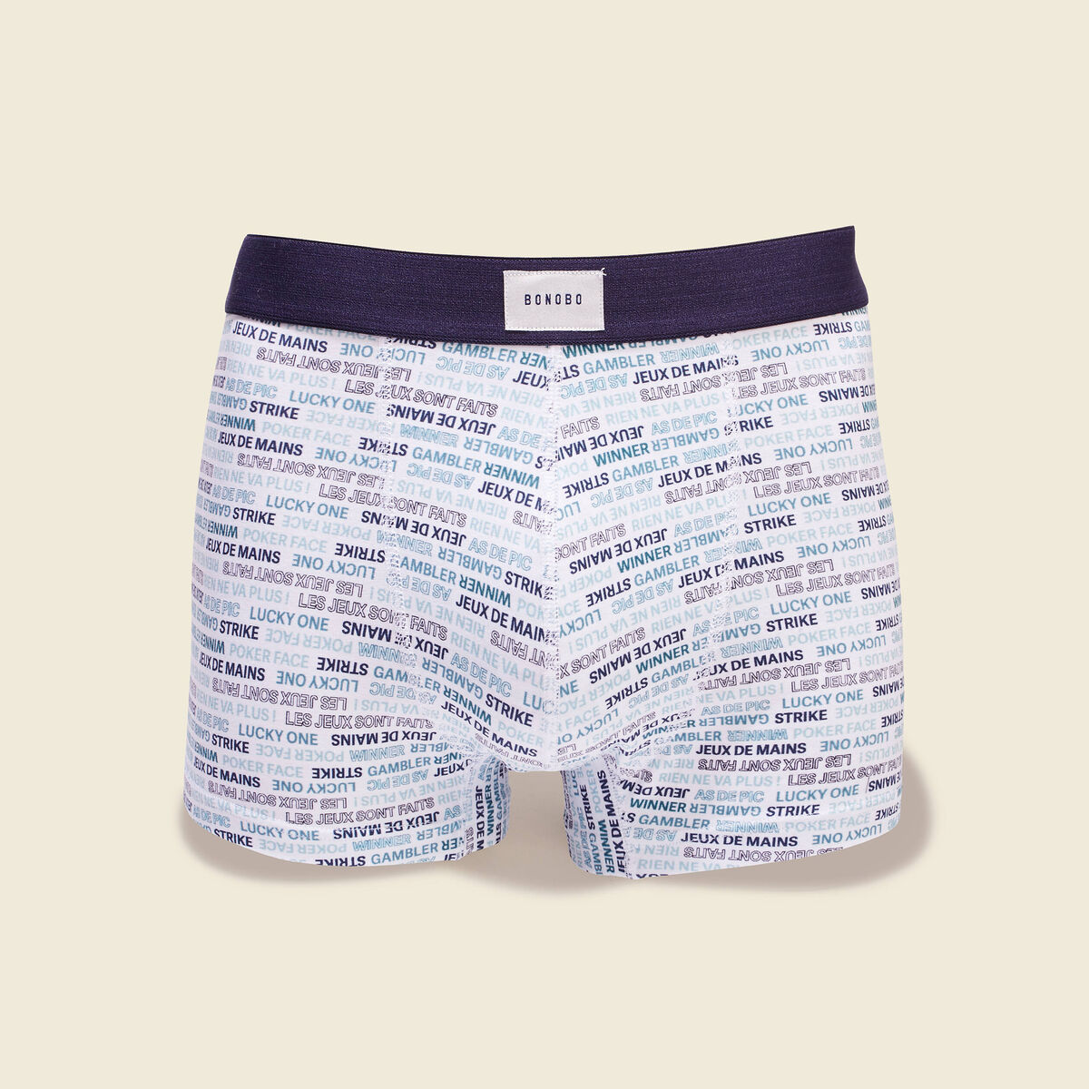 Lot 2 boxers bleu foncé homme