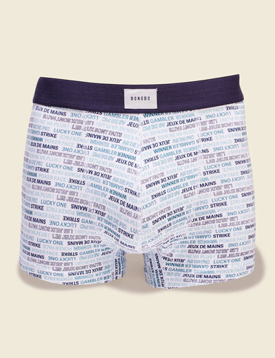 Lot 2 boxers bleu foncé homme