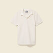 Polo manches courtes ecru homme