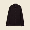 Surchemise manches longues noir homme
