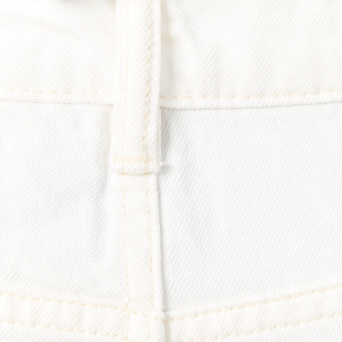 Jeans loose 5 poches denim blanc homme