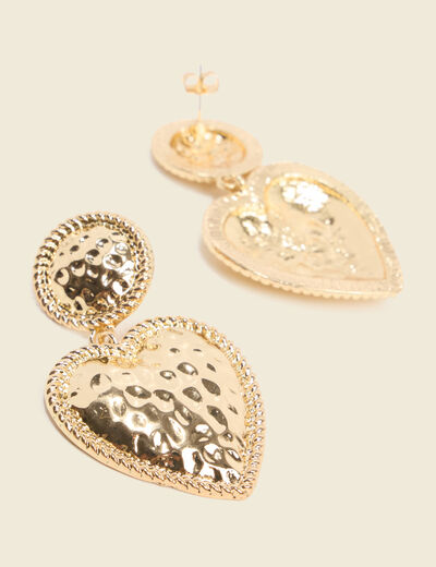 Boucles d'oreilles couleur or femme