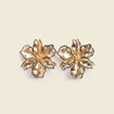 Boucles d'oreilles couleur or femme