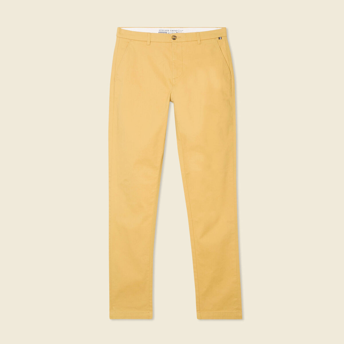 Pantalon slim Instinct chino beige homme