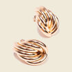 Boucles d'oreilles clous couleur or femme