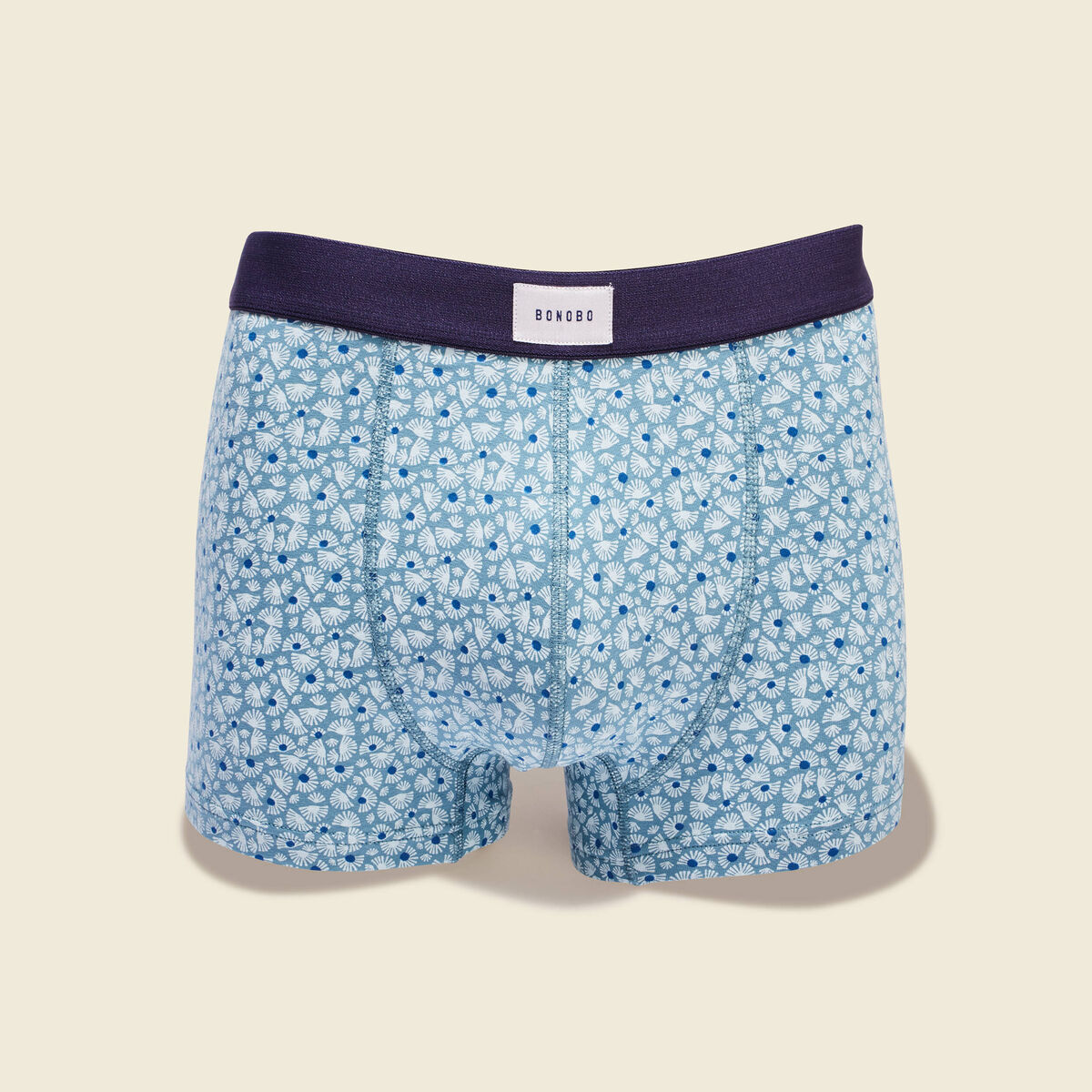 Lot 2 boxers bleu pétrole homme