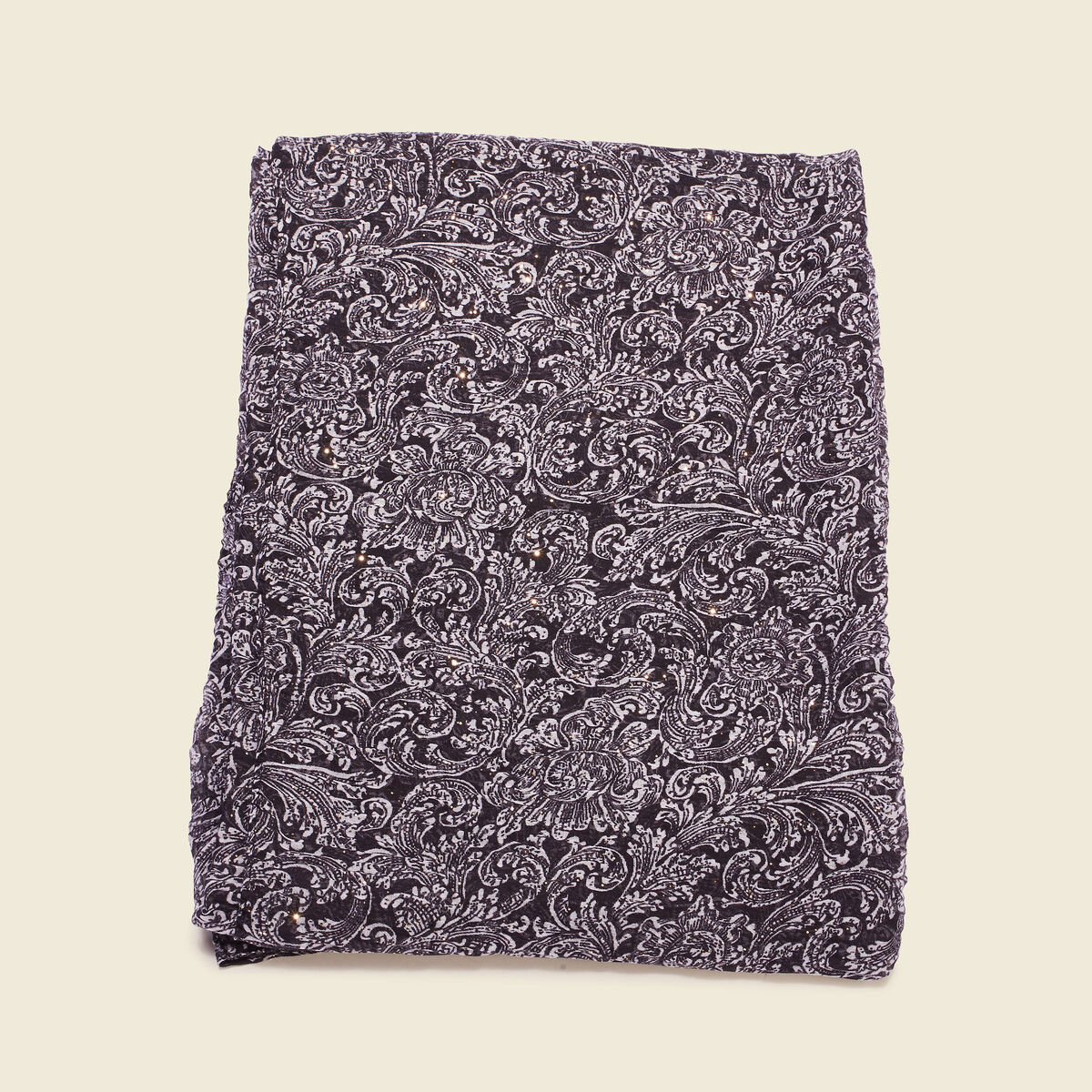 Foulard noir femme