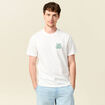 T-shirt en coton ecru homme