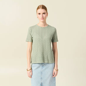 t shirt manches courtes vert olive femme T-shirt manches courtes vert olive femme