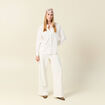 Chemise éco-responsable ecru femme