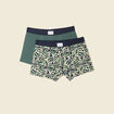 Lot 2 boxers bleu marine homme